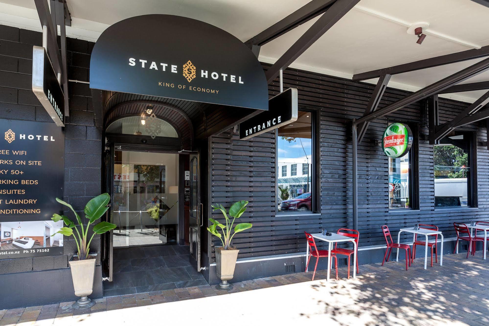 The State Hotel New Plymouth Dış mekan fotoğraf